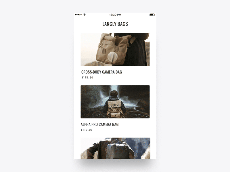 Product page design framer layout mobile product product design store ui userflow ux