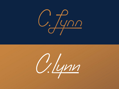 C. Lynn branding lettering logo logotype wordmark