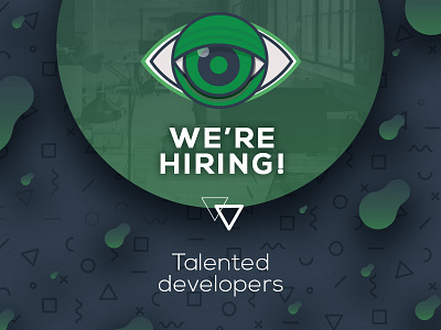 We're Hiring brand designer designers hello hiring illustrators visual waves webflow with work