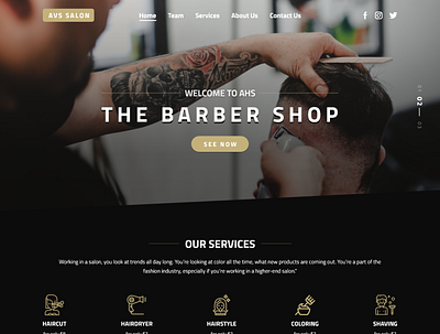 Salon UI artistic branding design hair illustration salon salon app ux