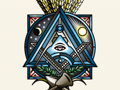 Masonic Tattoo Design