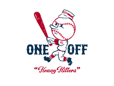 Heavy Hitters Baseball Man baseball mascot oneoff heavy hitters baseball man
