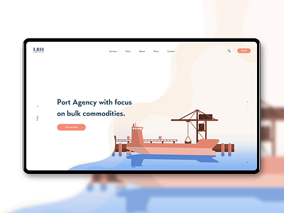 Ship Ahoy, Dribbble! animation boat container illustration shipping ui ux vector