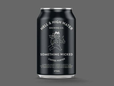 Something Wicked Porter beer beer branding craft beer fmcg graphic design packaging porter