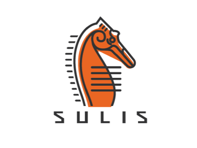 Sulis Logo brand horse line logo ocean sea water watermark