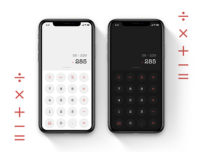 UI Daily 004 - Calculator 004 clean dailyui dailyui 004 design front end front end developer frontend mobile design mobile ui uidaily uidailychallenge uidesign user interface design