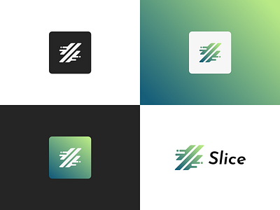 Slice brand brand branding design illustration logo