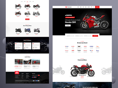 Motodeal Bike Dealership Website