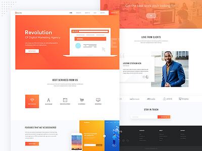 Agency Landing Page