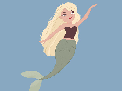 Mermaid for Mermay 2018 character art character design illustration mermaid mermay