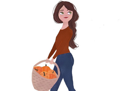 Pumpkin Season - Character Design animation autumn character art character design fall illustration pumpkin pumpkins