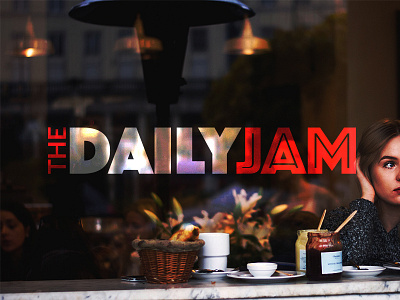 The Daily Jam - Unused Logo branding clean creative design illustrator logo logotype modern type typography vector