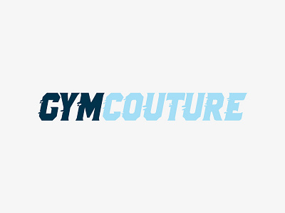 Gym Couture Logo branding clean creative design gym illustrator logo logotype modern type typography vector