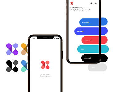 Crayon music app app concept app design logo mobile music splash screen ui ux