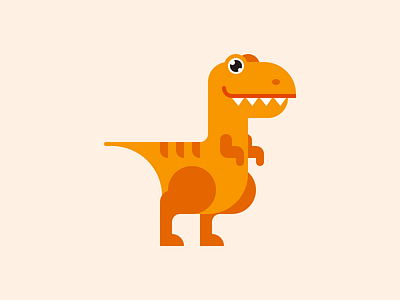 Dino time cute design dinosaur graphic grid illustration