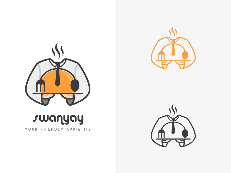 Swanyay Logo Design art delivery ecommerce food graphic design order store swanyay uber