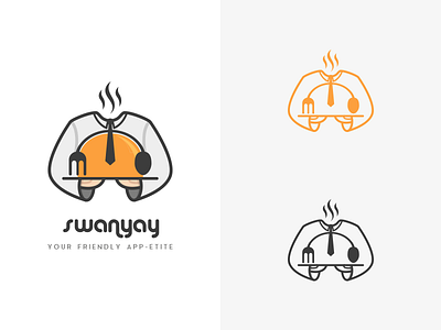 Swanyay Logo Design art delivery ecommerce food graphic design order store swanyay uber