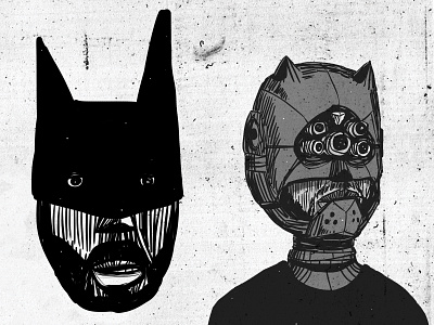 Bat_Bot art drawings icon illustration