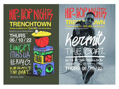 Hip Hop Thursdays art design drawings illustration lettering logo type