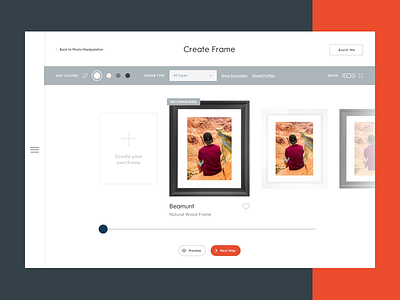 Frame - Browse browse catalogue ecommerce minimal photo preview slider startup ui ux web