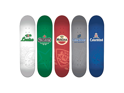 Colorblind Skateboards Beer Series
