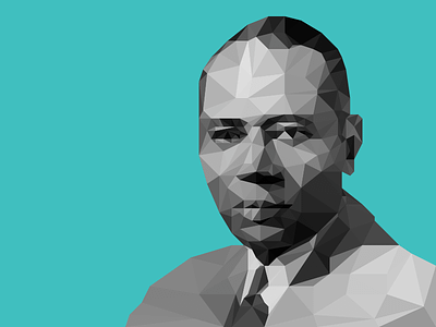 Low Poly Charles Houston affinity affinity designer charles houston low poly lowpoly polygon portrait