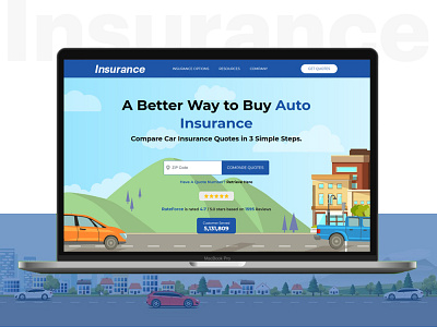 RateForce | Responsive Website Design design insurance insurance agency insurance company insurance website insurtech responsive design ui web design website design
