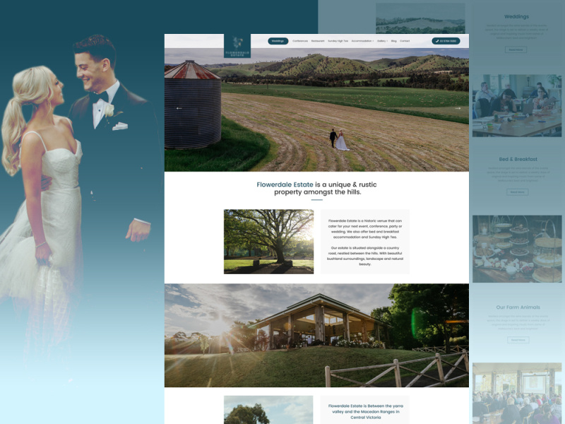 Hotel Venue Website Design Template by Samarpan Infotech on Dribbble