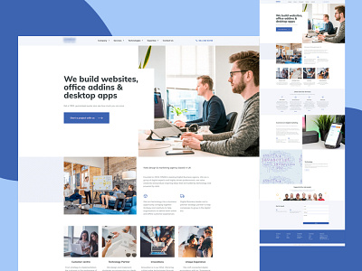 Software Development Company Website UIUX Design