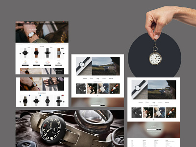 Shopify Online Watch Store UI UX Design