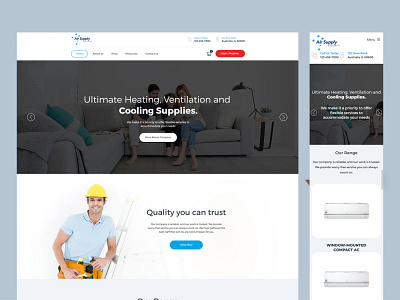 Air Conditioning Contractors Website Design