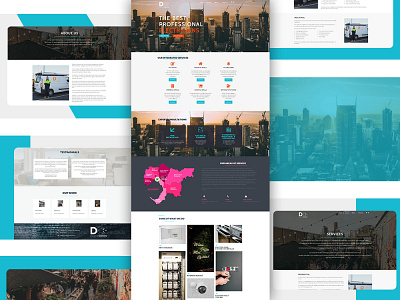 Electrical Consultants Website Design design ui ux web design website design
