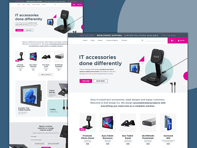 Smart Gadgets Accessories Store UIUX Layout