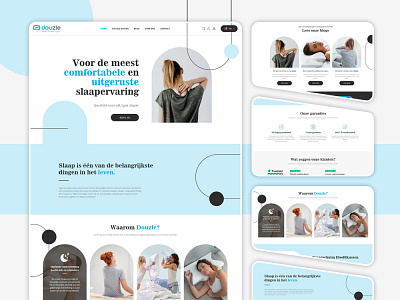 Sleeping Pillow Online Store UIUX Design Layout