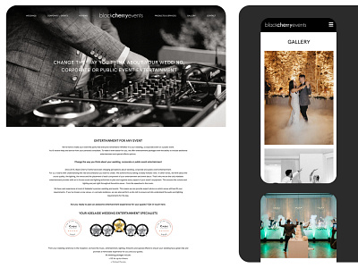 Event Management Company | Website Design