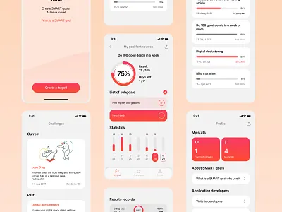 Week to Succeed App Redesign app appdesign design ui uidesign ux