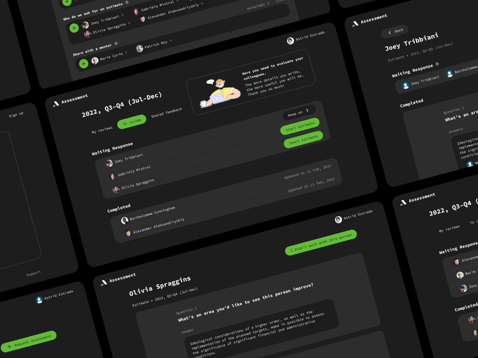 360 Degree Feedback UX/UI Design by Worker from Mars on Dribbble