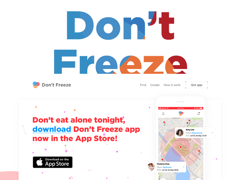 Don't Freeze App Concept