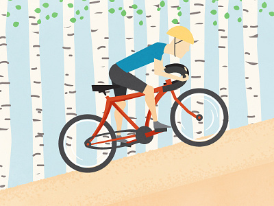 Climbing Uphill animation art athlete cycle cycling design graphics motion graphics olympics ride texture uphill