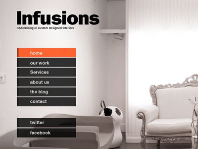 Infusions web design