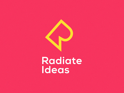Radiate Ideas - Logo Design brand brand identity branding concept logo logo design logo mark mark unused