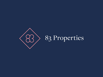 83 Properties - Logo Design brand brand identity branding business logo logo design logo mark mark property