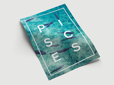 Posters - Star Sign (Pisces) animals art direction design graphic design posters print design prints star signs wallart