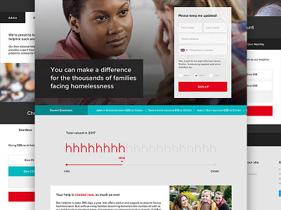 Charity Website Designs