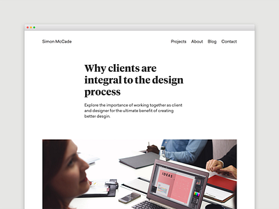 Blog - Why clients are integral to the design process