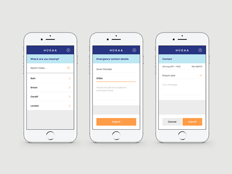 Hugaa - Website App Design app design art direction ui design mobile app user interface