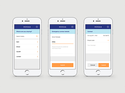 Hugaa - Website App Design