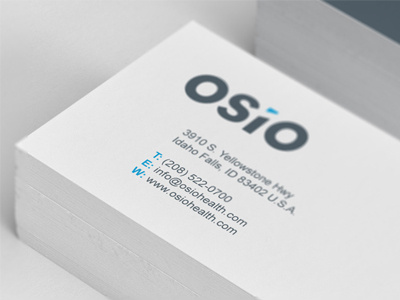 Osio Business Card art direction brand identity branding business card close up design detail graphic design logo logo design print print design typography