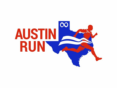 Day 7 of #thirtylogos challenge: Austin Run austin austin run design logo running app thirtylogos