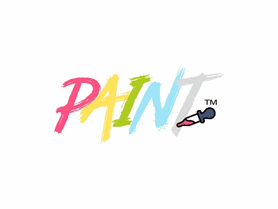 Day 9 of #thirtylogos challenge: Paint design logo paint thirtylogos